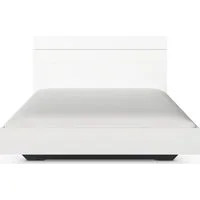 OTTO home Futonbett Bett Doppelbett Holzbett AGORDO (180x200 cm), mit hohem Kopfteil und schwebender Optik MADE IN GERMANY