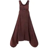 KUNST UND MAGIE Latzhose Hippie Latz/Haremshose Hose 70er Jumpsuit Overall Stonewashed Catsuit