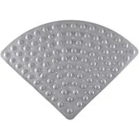 genialo Duschmatte ca 55 x 55 cm rutschhemmende Badezimmer Matte Grau
