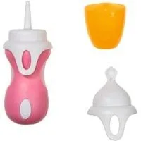 BABY born Interactive Flasche & Löffel 43cm, Puppenzubehör mit zwei Aufsätzen und Sound-Effekt