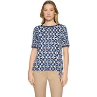 Betty Barclay Kurzarmshirt Damen mit Tunnelzug (1-tlg)