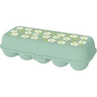 KOZIOL Eierkorb Eierbox Eggs To Go Bloomies camellia, Kunststoff