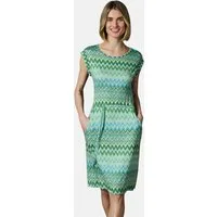 Ragwear Sommerkleid Taggien Print Leichtes, bequemes Midikleid mit Muster