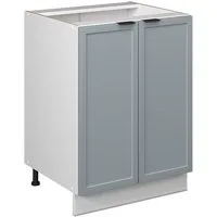 Vicco Unterschrank Fame-Line, Hellblau-grau/Weiß, 60 cm ohne Arbeitsplatte (1-St)
