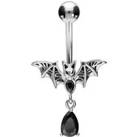 PIERCINGLINE Bauchnabelpiercing Chirurgenstahl Bananabell FLEDERMAUS (Bananabells, 1-tlg)