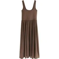 Next Jerseykleid Sommerliches, tailliertes Jersey-Kleid (1-tlg)