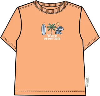 STACCATO - Kn.-T-Shirt soft orange - Gr. - 98