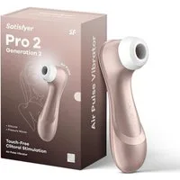 Satisfyer Massagegerät Pro 2 – Druckwellen-Stimulator mit Air-Pulse-Technologie, Wellnessgerät, 11 Intensitäten & Wasserdicht IPX7
