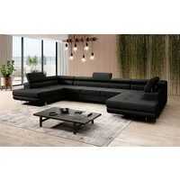 Luxusbetten24 Schlafsofa Designer Sofa Taormina, mit Stauraum und Schlaffunktion