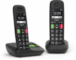 Gigaset E 290 A Duo (Schwarz)