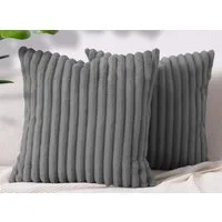Amilian Dekokissen Sofakissen Couchkissen 2er Set Zierkissen mit Kissenfüllung, (2 Stück), 40x40 cm, Dekokissen mit Füllung und Bezug, Wohnkissen