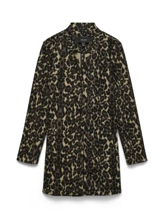 VERO MODA - VMBRUSHEDKATRINELEO AW JACKET GA ENT Sepia Tint - Gr. - M