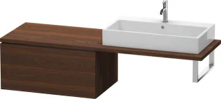Duravit L-Cube Unterschrank für Konsole Nussbaum gebürstet Matt 820x547x400 mm - LC583906969 LC583906969