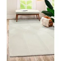 merinos Teppich Sign 1904, rechteckig, Höhe: 12 mm, Hoch Tief Struktur, Geometrisch, 100% recyceltem Polyester, Wohnzimmer