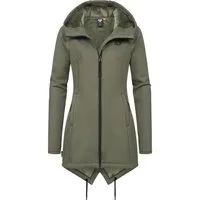 Ragwear Sweatjacke Wingi Sportliche Damen Kapuzenjacke mit kuschelig weichem Innenleben
