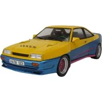 MCG Modellauto Opel Manta B Mattig "Manta Manta" 1991 gelb blau, Maßstab 1:18