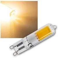 ChiliTec LED-Leuchtmittel G9 LED Birne 4W/230V warmweiß 500lm, Glaskörper, warmweiß