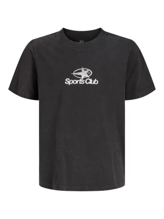 JACK&JONES - JCOLEGACY GRAPHIC BACK SS TEE CN JNR Black - Gr. - 176