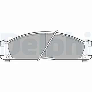Delphi Bremsbel?ge vorne Nissan Subaru