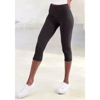 LASCANA Caprileggings mit breitem, weichen Bündchen