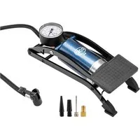 alca Luftpumpe Hochleistungs-Fußpumpe mit Manometer (1-tlg)