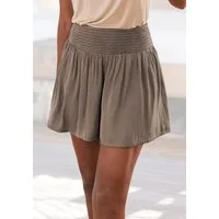 LASCANA Webshorts aus luftig-leichter Satinqualität luftige Sommershorts, modisch und elegant, Sommerhose