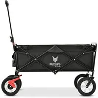 FUXLIFE Bollerwagen FX-CT100, Faltbar, leichte 12 kg, mit Feststellbremse