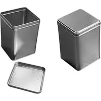 Rungassi Vorratsdose 3er Set Dose Teedose Gewürzdose Geschenkdose Silber Matt