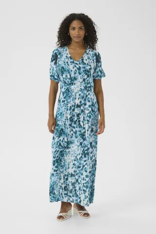 Kleid Regular fit Teal Leopard Print teal
