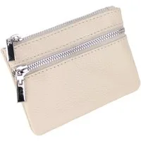 MIRROSI Mini Geldbörse Kleines Portemonnaie MADE IN ITALY Echtleder (14,5x9,5x1cm BXHXT), viele tolle Trendfarben zur Auswahl, leicht