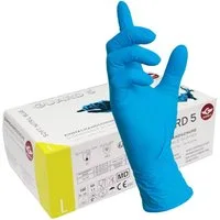 GUARD 5 Einweghandschuhe 100er Box blaue Einweghandschuhe / Einmalhandschuhe (Art.118311) beidseitig tragbar, Puderfrei