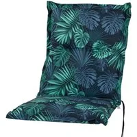 Sun Garden Sesselauflage Niederlehner Rügen/Prato 30417-100 blau-grün Blätter 98x48x8 cm SG