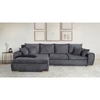 Home affaire Ecksofa Katja L-Form, B: 325 cm - OTTO. Verlässliche Qualität., Bettfunktion, Bettkasten & 4 Zierkissen