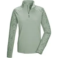 Killtec Langarmshirt KSW 56 WMN FLX SHRT Damen Funktionsshirt: warm, hoher Komfort, Stehkragen, Kinnschutz