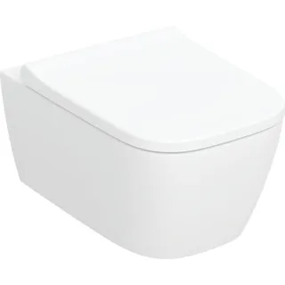 Geberit iCon Set Wand-WC Tiefspüler, eckig, geschlossenes Keramikdesign, TurboFlush, 503162008 503162008