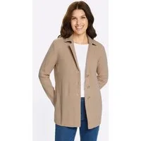 Sieh an! T-Shirt Strickjacke Langarm Struktur