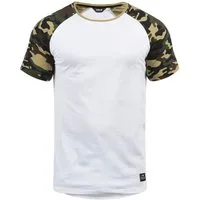 !Solid Rundhalsshirt SDCahil Kurzarmshirt mit Tarnmuster-Print
