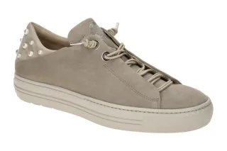 Paul Green Damen Halbschuhe 5476-01 Sneaker Grau Safari/Cachemire Echtleder G...