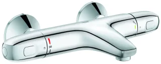 GROHE Thermostatarmatur Grohtherm 1000 34816_3 ohne Anschlüsse chrom, 34816003 34816003