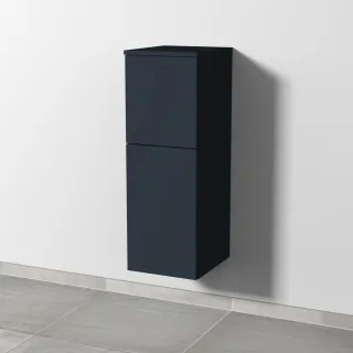 Sanipa 3way Mittelschrank mit 1 Tür und 1 Auszug, Marine-Matt, SP1241R SP1241R