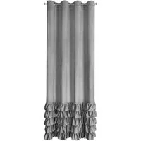 Eurofirany Vorhang Velvet Vorhänge Rüschen 140x250 Wohnzimmer Velours Blickdicht, Ösen, Samt Dekorative Velvet-Vorhänge