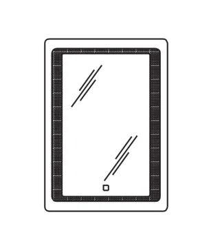 Pelipal Solitaire 6905 Funktionsspiegel, B:500, T:30, H:700mm, FEEN00150 FEEN00150