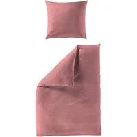 BIERBAUM Bettwäsche Chic Uni, Seersucker, 2 teilig, Schickes Unidesign: Modern und elegant für jedes Schlafzimmer