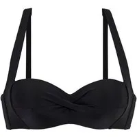 LASCANA Bandeau-Bikini-Top Ronda, in Wickeloptik, bis G-Cup
