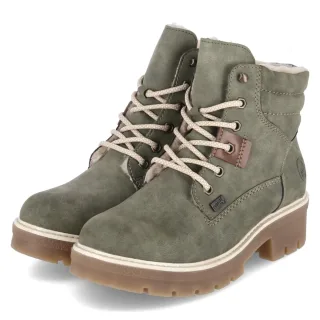 Rieker Winterboots - Gr. 36 - Grün - Synthetik