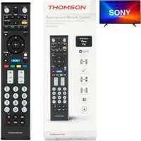 Thomson ROC1128SON Ersatz Fernbedienung für Sony TVs Universal-Smart-TV-Fernbedienung (1-in-1, Remote Control für Sony Bravia Smart TV LED OLED Netflix Streaming App)