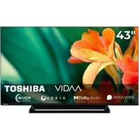 Toshiba 43UV3363DA LCD-LED Fernseher (108 cm/43 Zoll, 4K Ultra HD, VIDAA Smart TV, HDR, TRU Resolution, Triple-Tuner, VIDAA, Alexa-fähig)