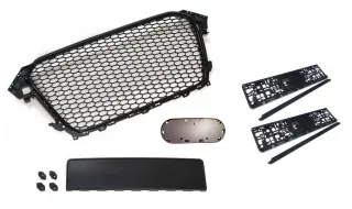 Kühlergrill Sportgrill Wabengrill Grill für Audi A4 / S4 / RS4 B8 8K + Avant (Facelift ab 2013-)