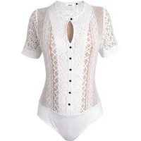 Hangowear Blusenbody Blusenbody - BELA - weiß