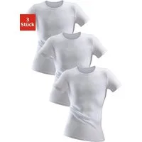 Clipper Unterziehshirt (3-St) schlichtes Basic für jeden Tag - in Feinripp, Unterziehshirt, T-Shirt